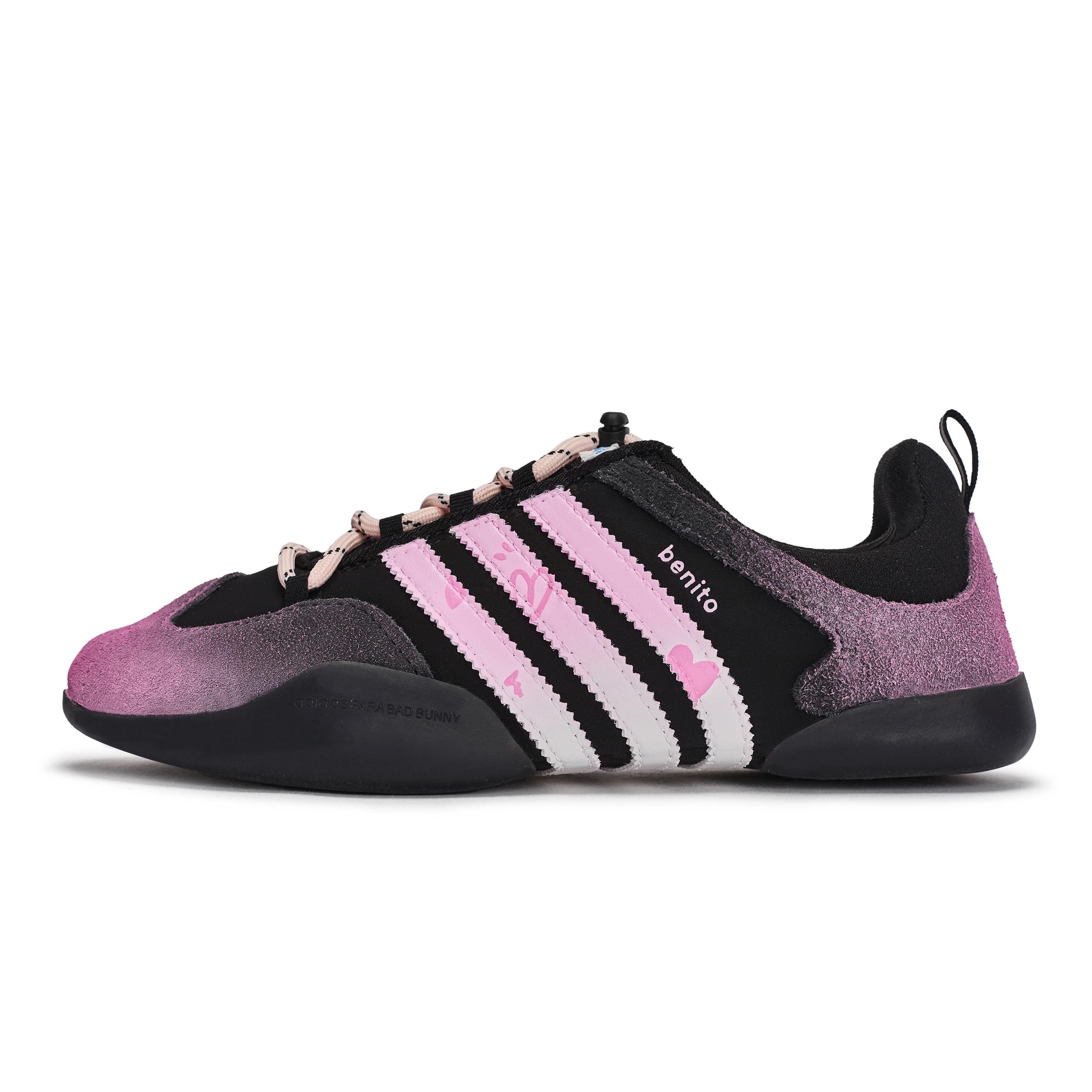 

Bad Bunny x Adidas Ballerina 811 Manufacturing, Sweet Heartbeat Abrasion Resistant Low top Casual Shoes Unisex JQ9231(Team80-) 39⅓