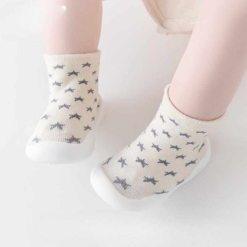 New Baby Toddler Shoes Indoor and Outdoor Baby Soft Sole Floor Shoes and Socks Double Socks Body Non-slip and Breathable
