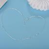 Pure Silver 999 Lip Chain Pendant Necklace - Versatile Hot-Selling Silver Accessory
