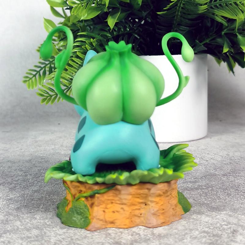 10cm  Pokemon Action Figure Bulbasaur Charmander Squirtle Model Pvc Desktop Ornament Decorations Holiday Gift Children Toys