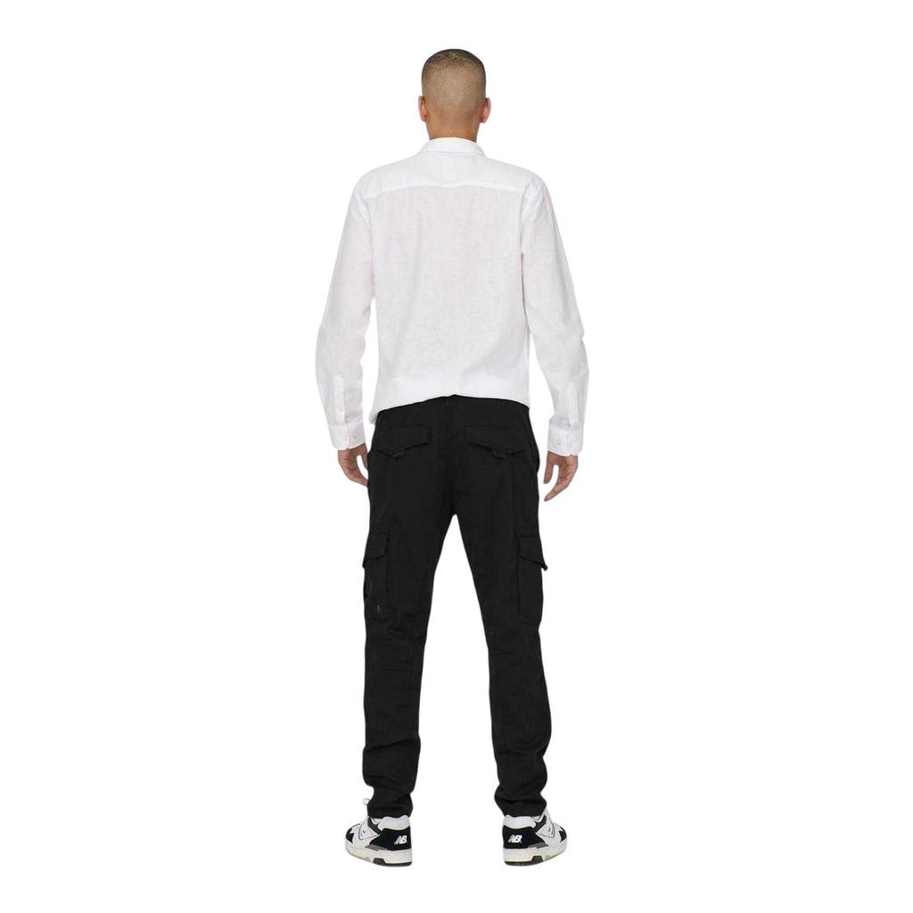 Only Mens Dean Regular Cargo Trousers