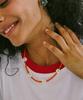 Sundaydiscoclub Alice Bead Necklace Orange