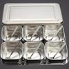 Japanese Stainless Steel Seasoning Box Set - Includes Condiment Jars with Lids