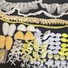 Colorful Material Pack Set DIY Plush Ear Handmade Material Pack Pink Bow Lace Pain Bag Card Cover Decoration 111pcs Material Kit