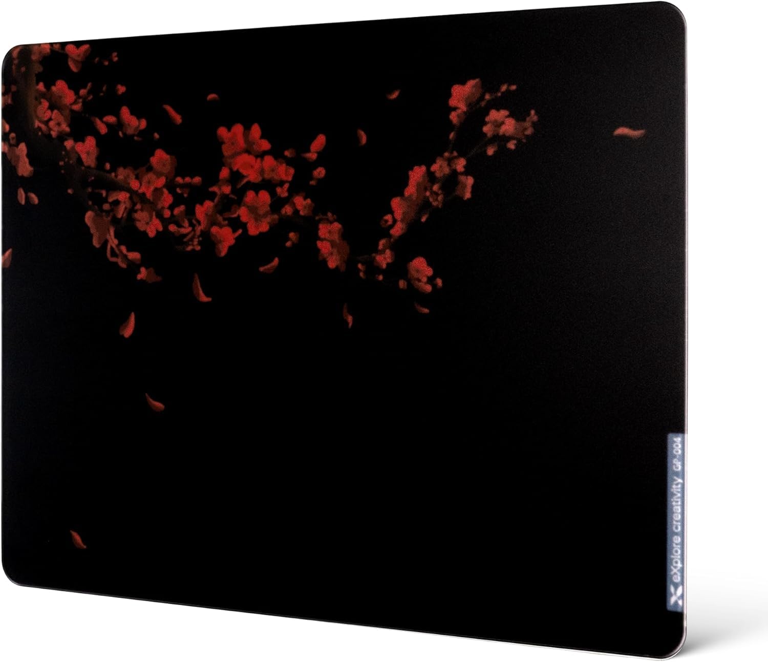 

XVX Черный стеклянный коврик для мыши Игровой жесткий коврик для мыши с резиновой основой x Ume - Коврик 4.0, Ультрагладкий микротравленый нескользящий (410мм 310мм) - сливовый