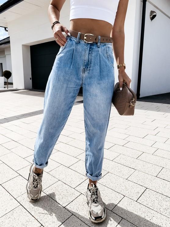 2022 Autumn High Waist Washed Urban Casual Women's Jeans