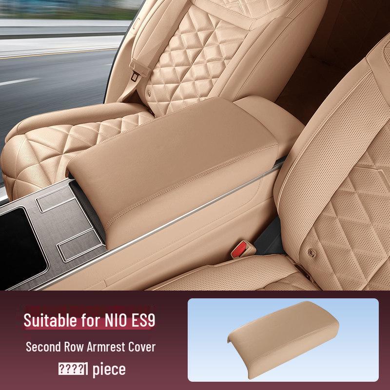 Nio ES9 Second Row Armrest Box Protective Cover - Anti-dirt, Heightened Pad
