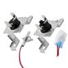 For LG Dryer Thermistor and Dual High Limit Thermostat Kit Replacement for 1268206 AP4441539 and Similar Parts