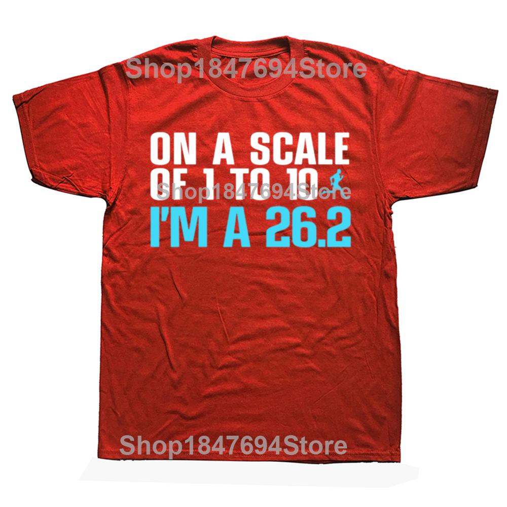 

Funny Marathon Art Men Women 262 Running Graphic Tshirts Fashion Casual Tshirt 100 Cotton Loose Oversized T Shirt S