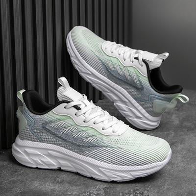 Baskets pour Homme Grande Taille Nouvelles Chaussures de Course Tissées Volantes Chaussures pour Homme Respirantes Mode Tendance Chaussures Décontractées