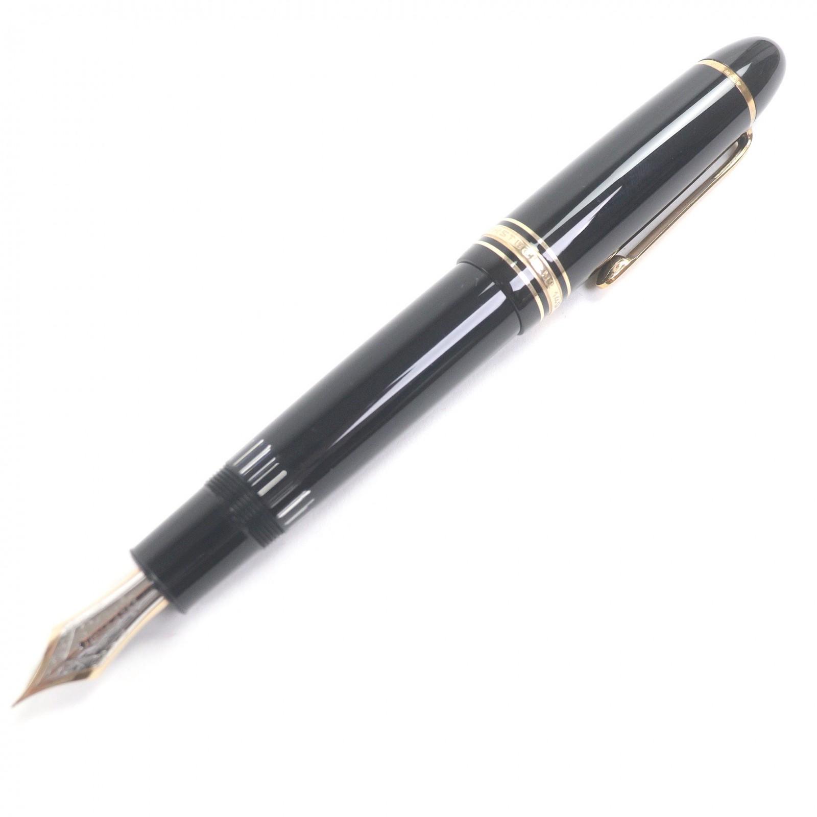 

Excellent MONTBLANC fountain pen Meisterstück 149 Cap type Black gold 14C mens Used