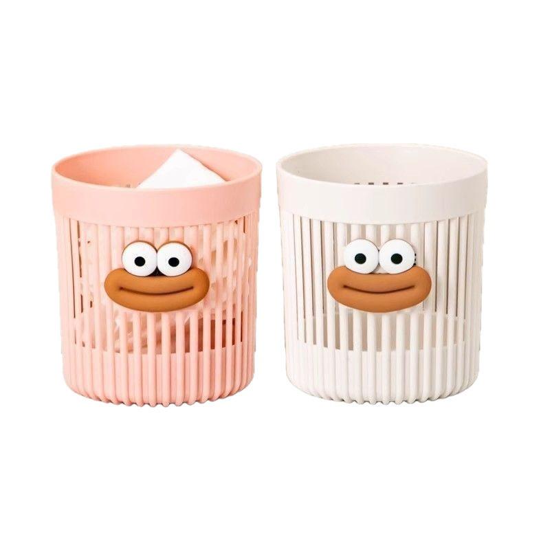 Faltbarer Hohl-Schüler-Stifthalter - Niedliche Cartoon-Büro-Schreibtisch-Aufbewahrung Runde Aufbewahrungsröhre