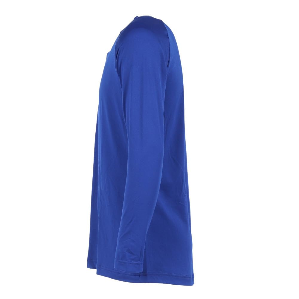 Mizuno Baseball Size O Blue Men's Low-Neck Long-Sleeve Undershirt, (LL),