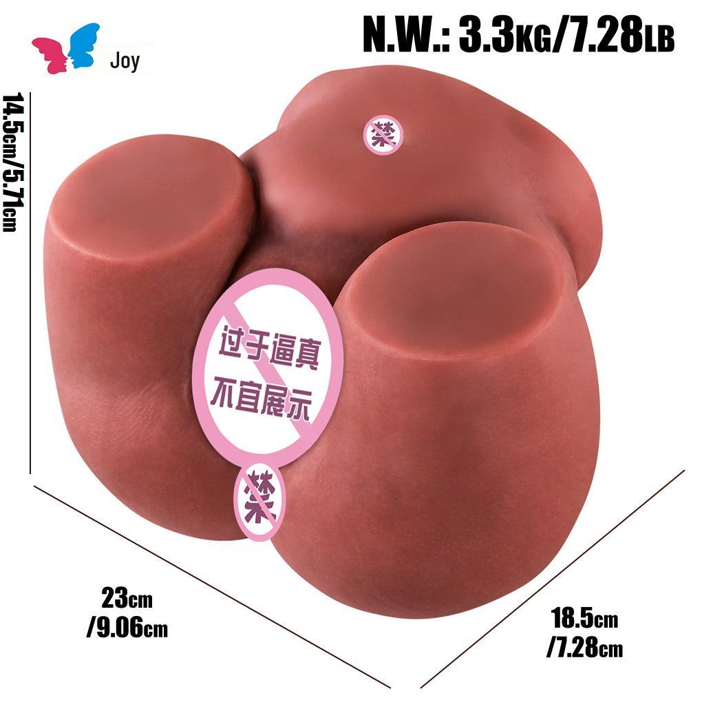 Happy Color Plus-Size Masturbator: Realistic Molded Pussy & Tight Vagina for Male Pleasure