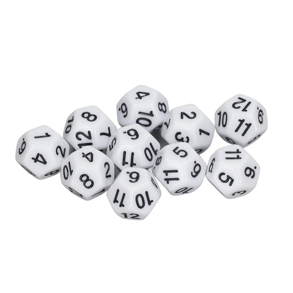 40Pcs 12 Sided Dice Set Polyhedral Dice for Family Party Board Game Pub Game