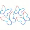 4pcs/Set Butterfly Mirror Decal, Car Sticker, Mirror Sticker, Mirror Decal, Car Decal, Window Sticker, Aesthetic Cute Car Sticker, Vinyl Sticker