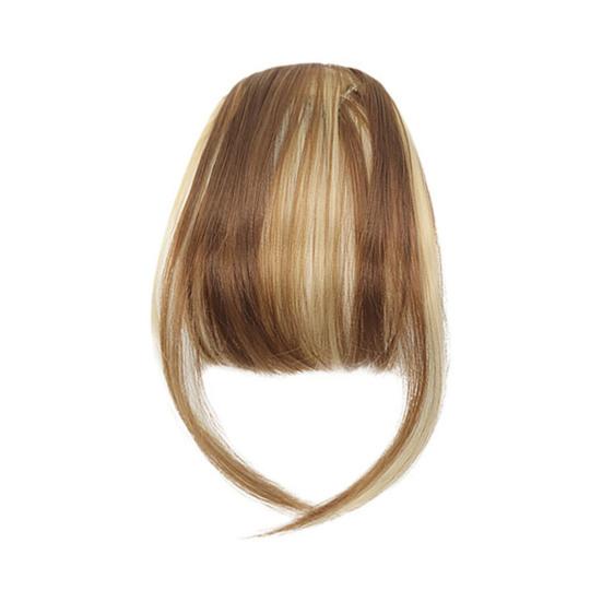 Frauen Clip-in Pony Natürliche Wispy Stirn Haar Extensions Faux Französisch Pony Mädchen