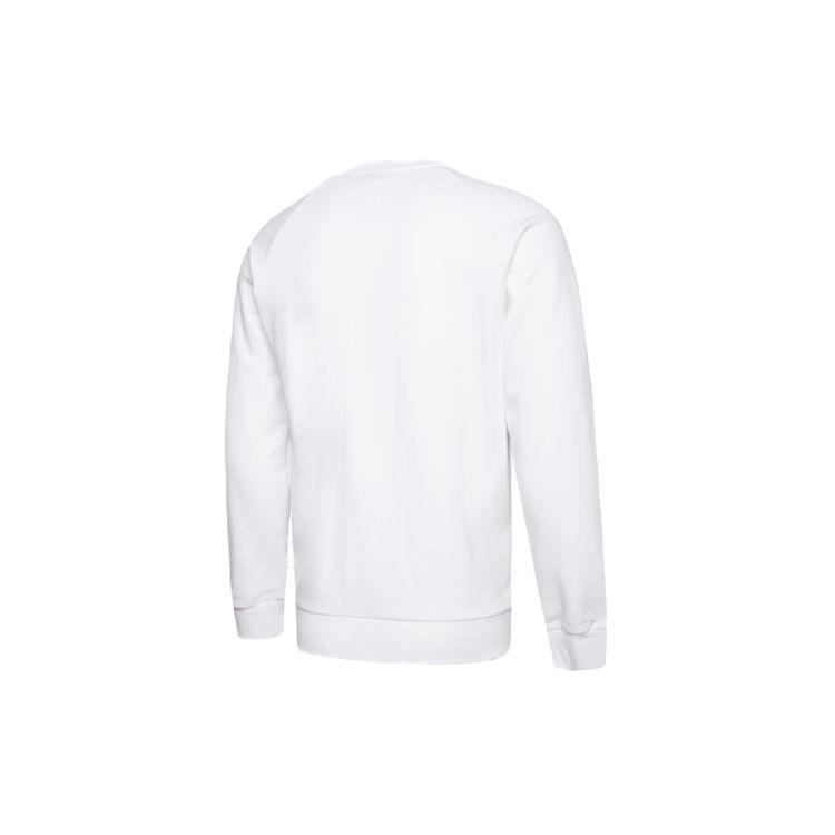 Puma Sports Round Neck Pullover Sweatshirt Couples Edition Unisex Tops White 597358-02