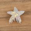 Rhinestone-inlay Starfish Hair Claw Five Pointed Star Acetic Acid Hair Claw  Ponytail Holder