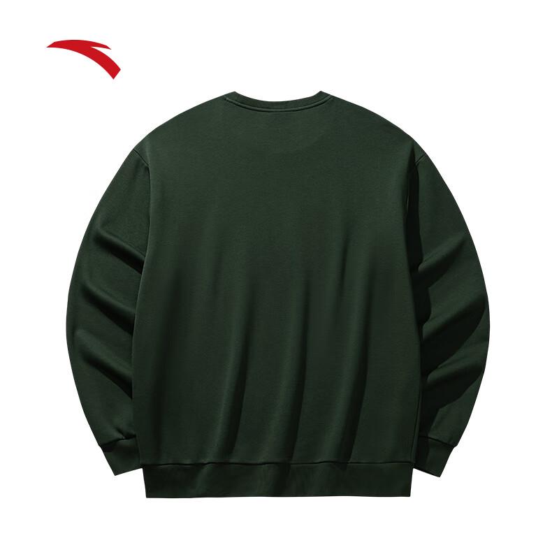 Anta Christmas Edition Fleece-Lined Pullover Sweatshirt