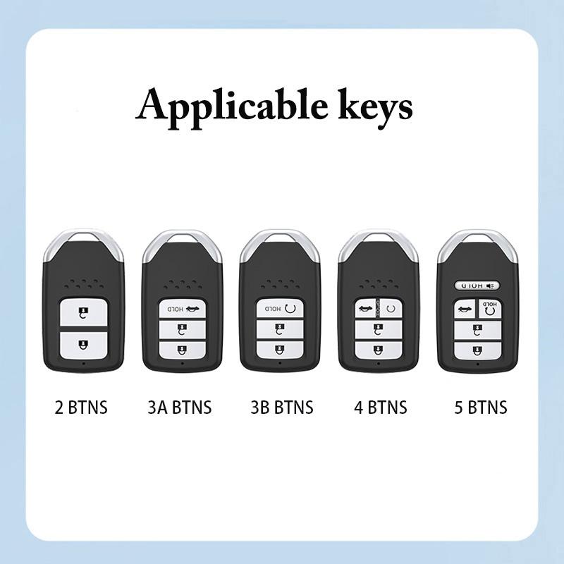Car Key Case Cover Shell Fob For Honda Accord Civic Crv Pilot Ridgeline Odyssey Passport Smart Remote Key Protector