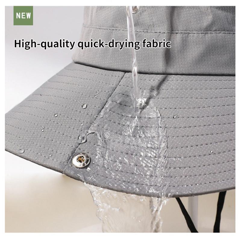 Summer Sun Hat Sunshade Fishing Cap Bucket Hats Outdoor Hiking Fishing hat Big Brim Sunscreen hat UV Protection Sun Hats for Men
