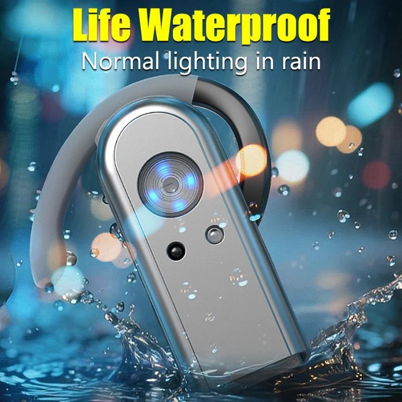 E2 LED Lightweight Headlamp Type-C Rechargeable Portable Ear Headlamp Magnetic Head Torch for Night Running Fishing and Cycling