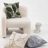 Green Leaf Square Pillowcase Soft Tufting Pillow Cover Sofa Decor Cushion Cover Living Room Nordic Decoration Rectangle Cover