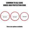 AMA1 4PCS/SET Car Vehicle Wheel Rims Protector Decor Strip Tire Guard Line Rubber Moulding Trim for Tesla Model 3 Y S  X 2017-2023