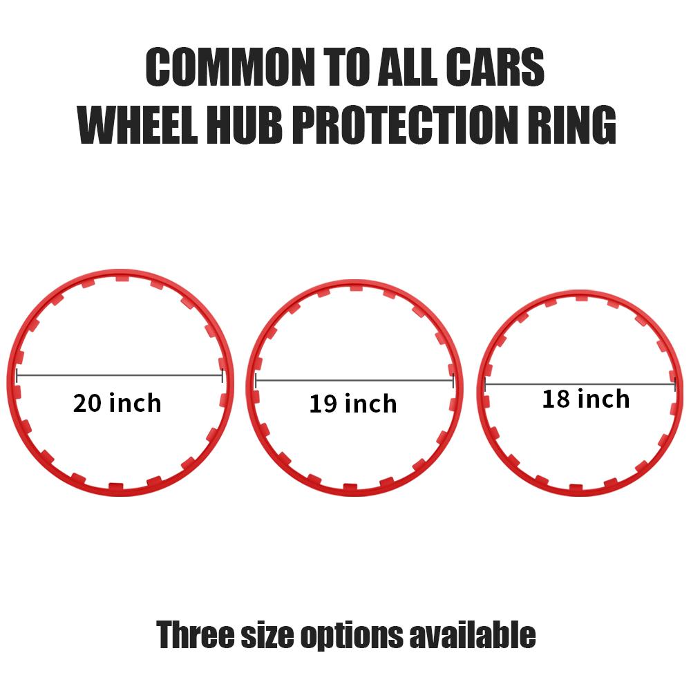 AMA1 4PCS/SET Car Vehicle Wheel Rims Protector Decor Strip Tire Guard Line Rubber Moulding Trim for Tesla Model 3 Y S X 2017-2023