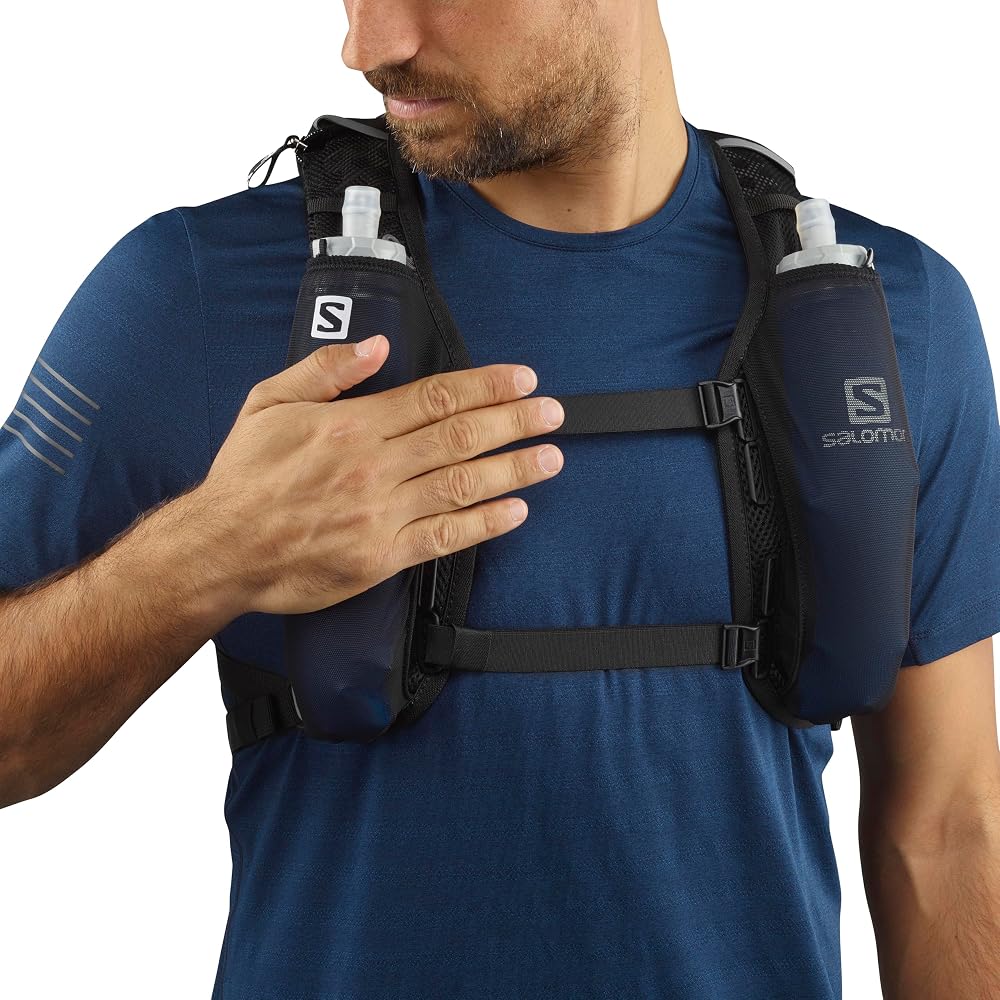 Salomon Agile 6 Hydration Pack Black 6L Lightweight Comfortable Running Gear
