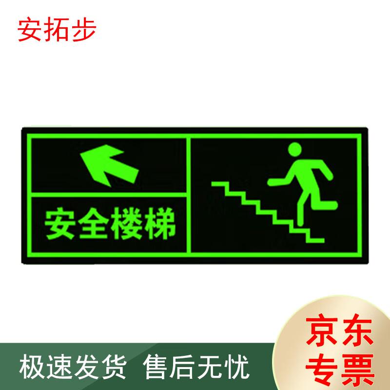 AnTuobu Luminous Safety Exit Sign Decal