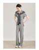 Elegant Beaded Neck Tencel Linen Vest & Wide-Leg Pants Set for Women - Spring Collection