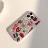Heart-Shaped Stars Crab Fish Floral Patterns Phone Case For iPhone 16 Pro Max 15 14 13 12 11 XS X XR 16E 7 8 Plus SE 2020 Cover