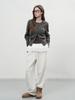GENERALIDEA Lace Trimmed Sweatpants [Oatmeal] / Wbe2L11505