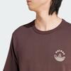Adidas Originals Graphic Tee Outdoor Casual Crew Neck Short Sleeve T-Shirt Men Tops Shadow-Brown IX9610