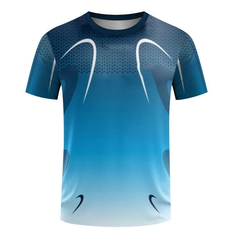 

Футболка с узором «градиентная геометрия» для мужчин, разноцветные полоски, 3D-принт, повседневные футболки унисекс с коротким рукавом и круглым вырезом, спортивные футболки 6XL