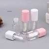 6ML Transparent Empty Lip Gloss Tubes with Big Brush Plastic Lip Balm Mini Sample Cosmetic Container for Lipstick Samples