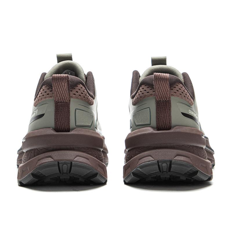 New LiNing CF Tracing, Xingchuan SE Cushioning Support Balance Low Top Hiking Shoes Unisex Withered Grass Gray AHTV015-15