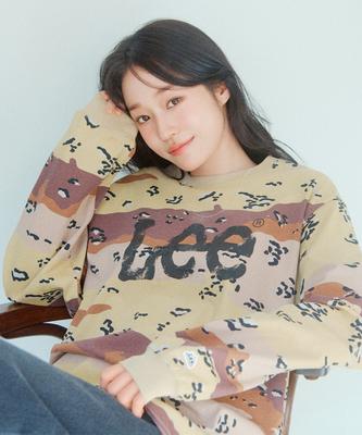LEE Spray Logo Long Sleeve T-Shirt Camouflage