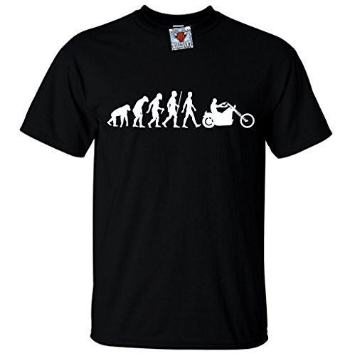 Chopper Evolution Men's T-Shirt Motorbike Riding Bike Ride Lover