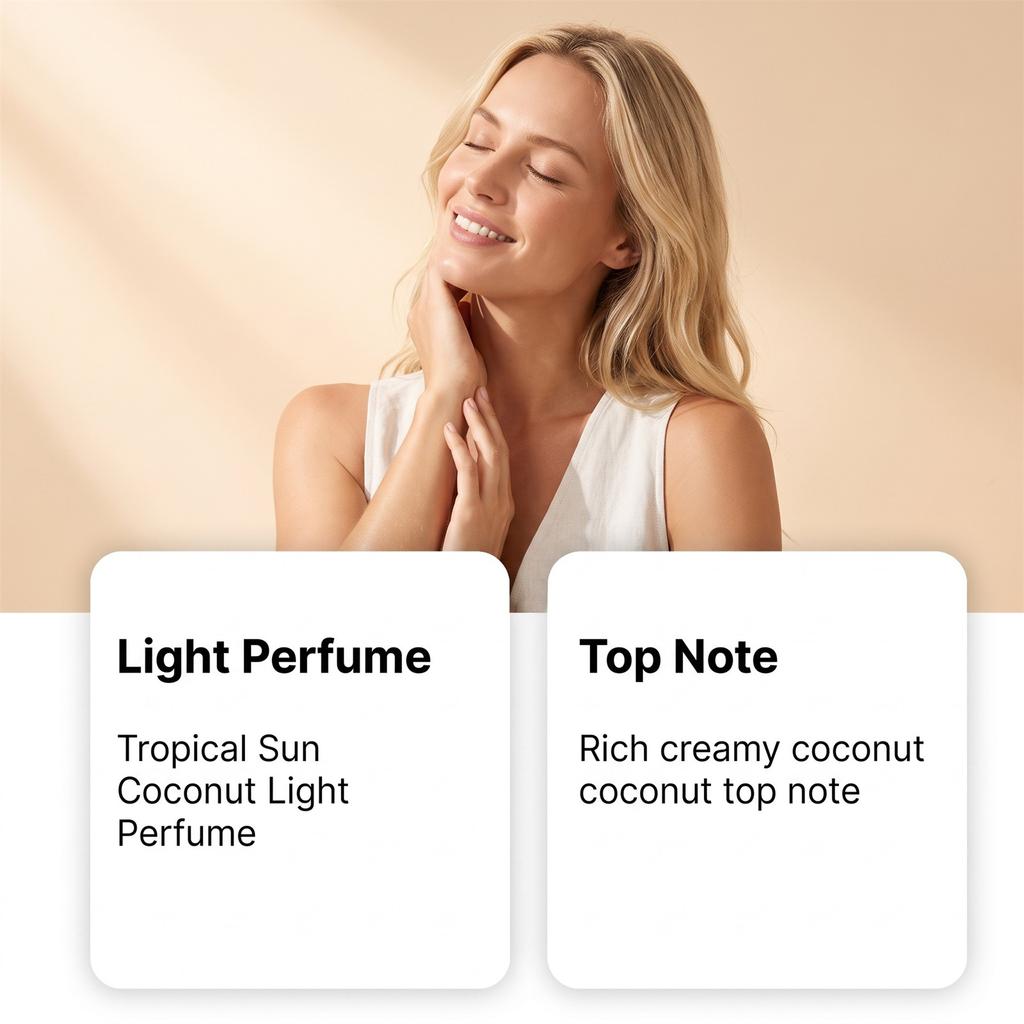 Sunny Coconut Eau de Toilette, Fresh Long-Lasting Fragrance