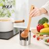 Vertical Kitchen Rack Utensil Holder, Heavy Duty Stainless Steel Storage Rack, Space-Saving Organizer, for Pot Lids Ladles Spatulas Cutting