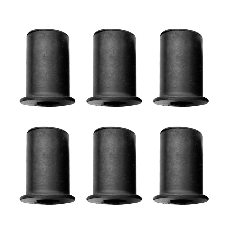 M5 Rubber WellNut 5mm Metric Motorcycle Windscreen Well Nut Wellnuts Brass NUTS 100 Pcs