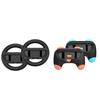 Racing Game Controller Grips Set Ergonomic Handles And Steering Wheel Compatible For NS2 Console