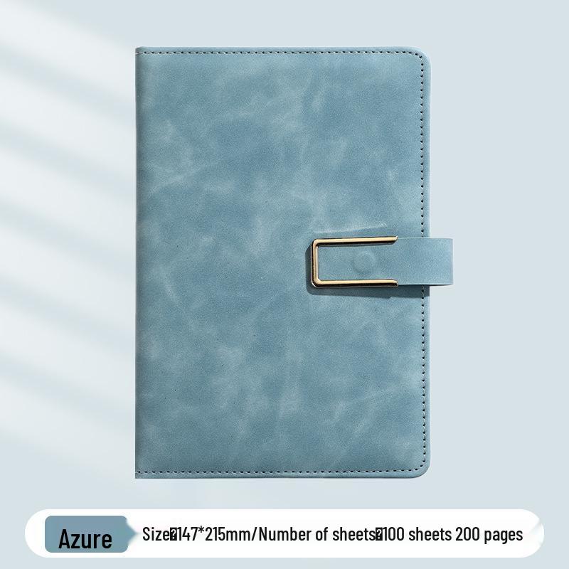 A5 Business Office Snap Button Notebook with Custom LOGO for Meetings