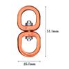 Ascend Accessories Climbing Key Hooks C Rotating Ring Security Master Lock Professional Carabiner