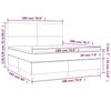 Vidaxl Continental Bed With Mattress, Black, Faux Leather 180X200 Cm