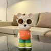 Cartoon Bear Piggy Bank: Creative Modern Ceramic Ornament for Living Room