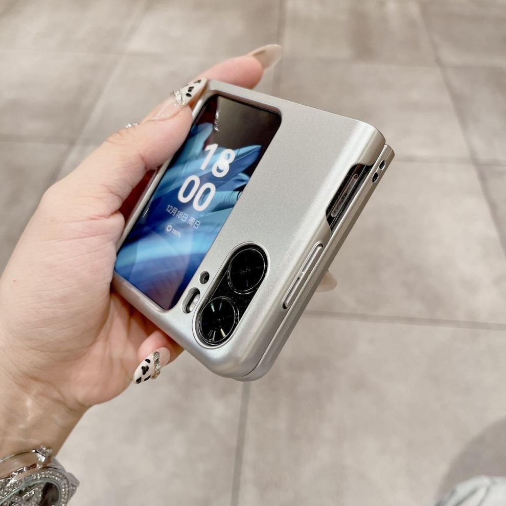 Applicable To OPPOFind N1 Flip Mobile Phone Case New Folding Screen Flip Matte Magnetic Anti-drop Case Thin